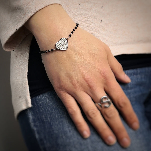 Bracciale in acciaio Crystal Chic - Cristalli Blu e Alberi della vita Bracciale in acciaio Crystal Chic - Cristalli Blu e Alberi della vita