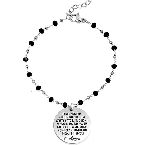 Bracciale Con Scritta Interna I Am Blessed To Have You In My Life - Gioiello In Acciaio Inox Ipoallergenico - Regalo Per Suocera, Nonna O Mamma - 3