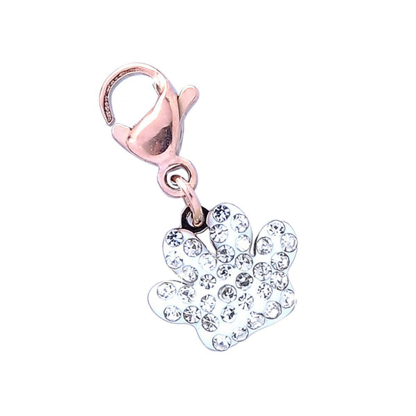 Bracciale Con Charms Di Cristalli Swarovski, Bracciale Portafortuna Argentato Con Perle Nere Onice E Cristally Swarovski Pezzo Unico