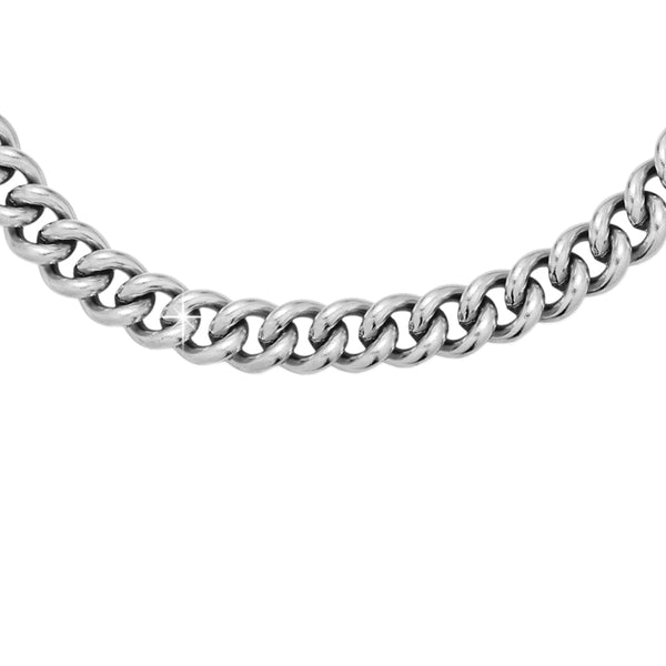 Collana Catana A Scatola Argento 24 Pollici In Acciaio Inox 304 Con Chiusura A Aragosta