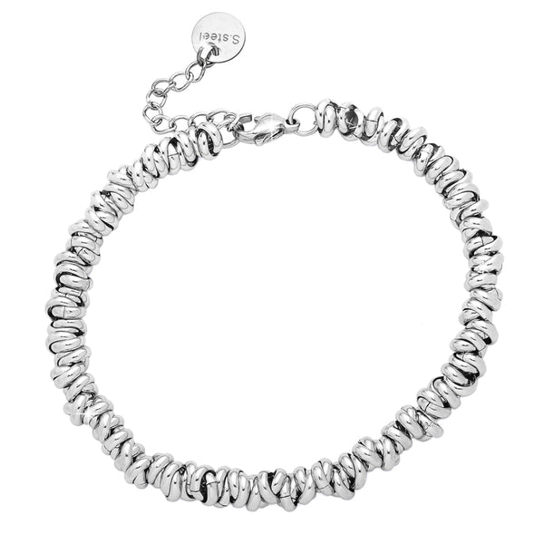 Beloved Collana componibile con sferette in acciaio – personalizzabile fino a 15 lettere e simboli pendenti – nome, parola, iniziali, simbolo – colore silver (1 Lettera/Simbolo Beloved Collana componibile con sferette in acciaio – personalizzabile fino a 15 lettere e simboli pendenti – nome, parola, iniziali, simbolo – colore silver (1 Lettera/Simbolo