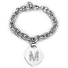 Bracciale con iniziale in acciaio inossidabile e cristalli - Scegli la tua lettera all'interno -Beloved_gioielli