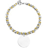 Bracciale con nodini in acciaio Personalizzabile Silver / Gold - Scegli i dettagli all'interno -Beloved_gioielli