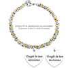 Bracciale con nodini in acciaio Personalizzabile Silver / Gold - Scegli i dettagli all'interno -Beloved_gioielli