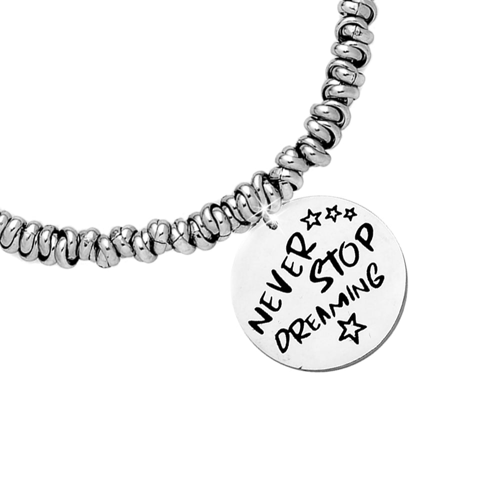 Yhongda Credible Keep Going, Bracciale In Acciaio Inox Con - Foto 2