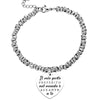 Bracciale donna Edizione Speciale San Valentino con incisione - "Il mio posto preferito..." - Scegli il colore all'interno -Beloved_gioielli