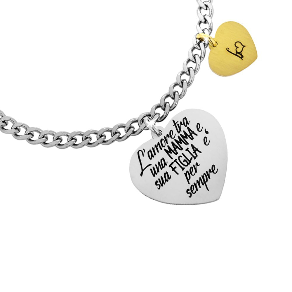 Bracciale da donna con biglietto esclusivo con messaggio da mamma Bracciale da donna con biglietto esclusivo con messaggio da mamma