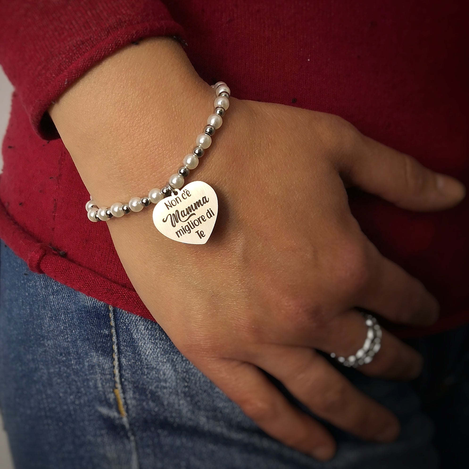 Bracciale Con Ciondoli Libellula - Regalo Perfetto Per La Festa Della Mamma - Foto 8