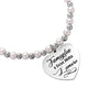 Bracciale Emozionale con incisione nera - "Famiglia è dove abita l'amore" -Beloved_gioielli