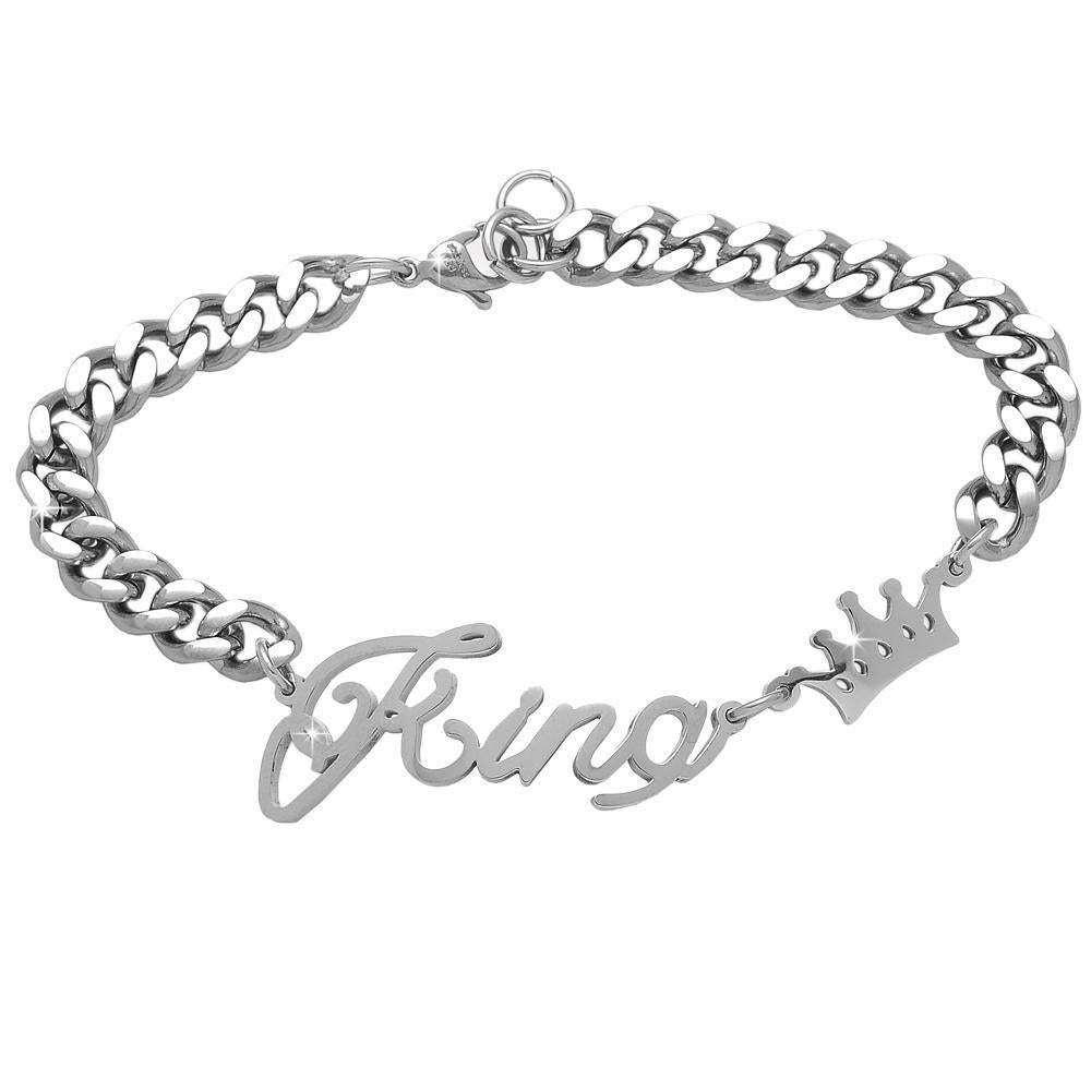 Bracciale emozionale SENTENCE Uomo - King -Beloved_gioielli