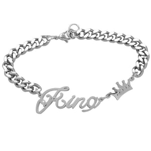 Bracciale emozionale SENTENCE Uomo - King -Beloved_gioielli