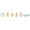 Bracciale Family Genitori + 2 Bimbe anche con animali - con incisione -Beloved_gioielli