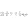 Bracciale Family Genitori + 2 Bimbe anche con animali - con incisione -Beloved_gioielli