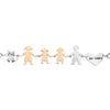 Bracciale Family Genitori + 2 Bimbe anche con animali - con incisione -Beloved_gioielli