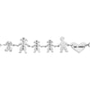 Bracciale Family Genitori + 2 Bimbe anche con animali - con incisione -Beloved_gioielli