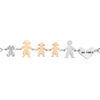 Bracciale Family Genitori + 2 Bimbe anche con animali - con incisione -Beloved_gioielli