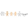 Bracciale Family Genitori + 2 Bimbe anche con animali - con incisione -Beloved_gioielli