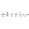 Bracciale Family Genitori + 2 Bimbe anche con animali - con incisione -Beloved_gioielli