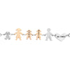 Bracciale Family Genitori + 2 Bimbe anche con animali - con incisione -Beloved_gioielli
