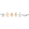 Bracciale Family Genitori + 2 Bimbe anche con animali - con incisione -Beloved_gioielli