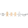 Bracciale Family Genitori + 2 Bimbe anche con animali - con incisione -Beloved_gioielli
