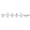 Bracciale Family Genitori + 2 Bimbe anche con animali - con incisione -Beloved_gioielli