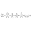 Bracciale Family Genitori + 2 Bimbe anche con animali - con incisione -Beloved_gioielli