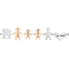 Bracciale Family Genitori + 2 Bimbe anche con animali - con incisione -Beloved_gioielli