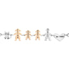 Bracciale Family Genitori + 2 Bimbe anche con animali - con incisione -Beloved_gioielli