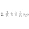 Bracciale Family Genitori + 2 Bimbi anche con animali - con incisione -Beloved_gioielli