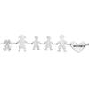 Bracciale Family Genitori + 2 Bimbi anche con animali - con incisione -Beloved_gioielli