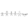 Bracciale Family Genitori + 2 Bimbi anche con animali - con incisione -Beloved_gioielli