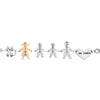 Bracciale Family Genitori + 2 Bimbi anche con animali - con incisione -Beloved_gioielli