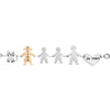 Bracciale Family Genitori + 2 Bimbi anche con animali - con incisione -Beloved_gioielli
