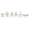 Bracciale Family Genitori + 2 Bimbi anche con animali - con incisione -Beloved_gioielli