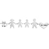 Bracciale Family Genitori + 2 Bimbi anche con animali - con incisione -Beloved_gioielli