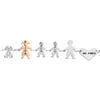 Bracciale Family Genitori + 2 Bimbi anche con animali - con incisione -Beloved_gioielli