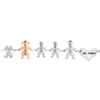Bracciale Family Genitori + 2 Bimbi anche con animali - con incisione -Beloved_gioielli