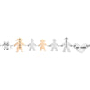 Bracciale Family Genitori + 2 Bimbi + Bimba anche con animali - con incisione -Beloved_gioielli