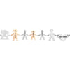 Bracciale Family Genitori + 2 Bimbi + Bimba anche con animali - con incisione -Beloved_gioielli
