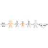 Bracciale Family Genitori + 2 Bimbi + Bimba anche con animali - con incisione -Beloved_gioielli