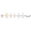 Bracciale Family Genitori + 2 Bimbi + Bimba anche con animali - con incisione -Beloved_gioielli