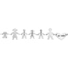 Bracciale Family Genitori + 2 Bimbi + Bimba anche con animali - con incisione -Beloved_gioielli