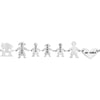 Bracciale Family Genitori + 2 Bimbi + Bimba anche con animali - con incisione -Beloved_gioielli
