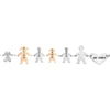 Bracciale Family Genitori + 2 Bimbi + Bimba anche con animali - con incisione -Beloved_gioielli