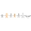 Bracciale Family Genitori + 2 Bimbi + Bimba anche con animali - con incisione -Beloved_gioielli