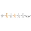 Bracciale Family Genitori + 2 Bimbi + Bimba anche con animali - con incisione -Beloved_gioielli
