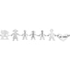 Bracciale Family Genitori + 2 Bimbi + Bimba anche con animali - con incisione -Beloved_gioielli