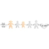 Bracciale Family Genitori + 2 Bimbi + Bimba anche con animali - con incisione -Beloved_gioielli