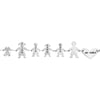 Bracciale Family Genitori + 2 Bimbi + Bimba anche con animali - con incisione -Beloved_gioielli
